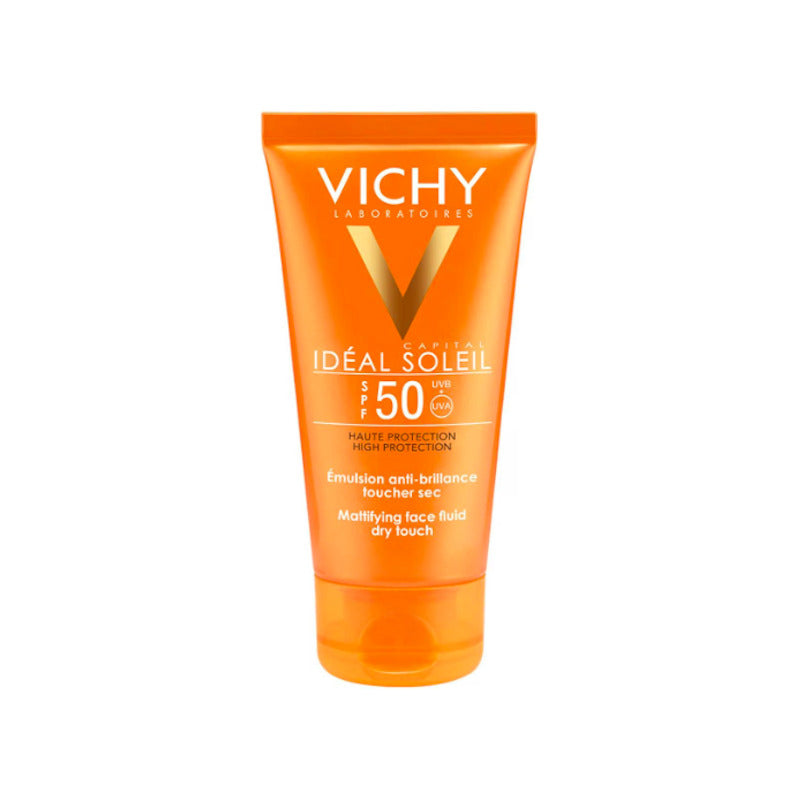 Protector Solar Fps 50+ Toque Seco Vichy Ideal Soleil 50 Ml