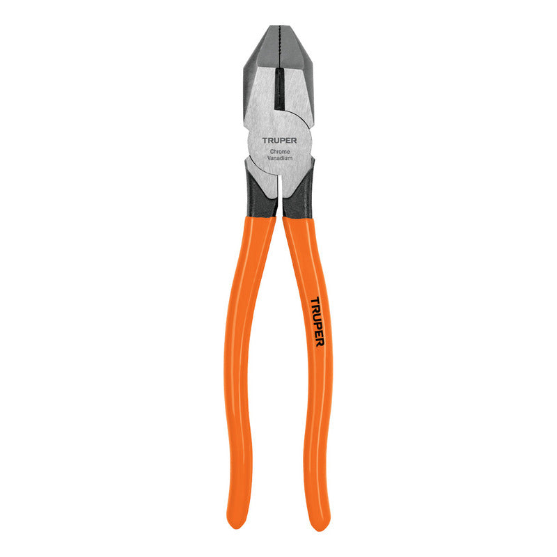 Pinza Profesional Electricista 9'', Mango Vinil Truper 17305