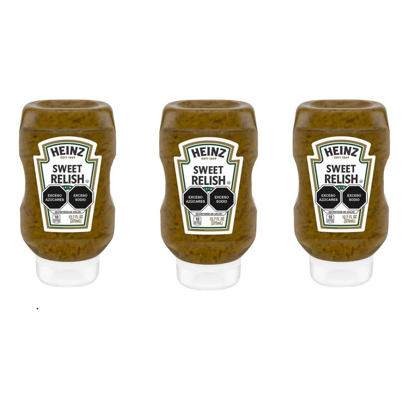 Pepinillos Heinz Dulces 375 Ml (3 Piezas)