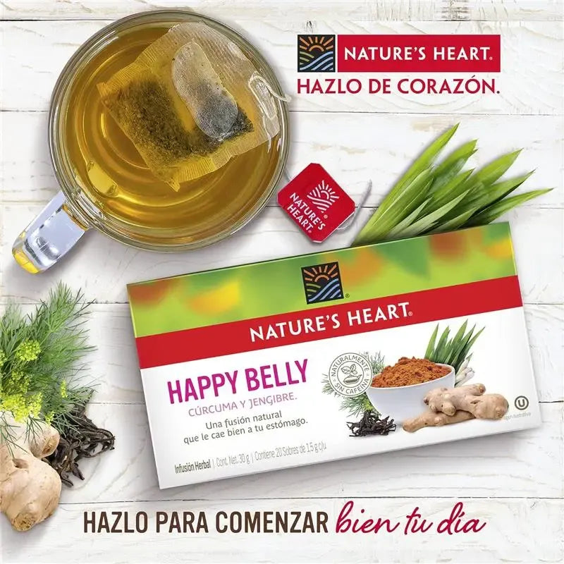 Té Nature's Heart Happy Belly Nature's Heart 20 Sobres