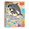 Cuad Scribe Prof Espiral Doble Eco Cuadro Chico 100hoj(4pzs) Multicolor