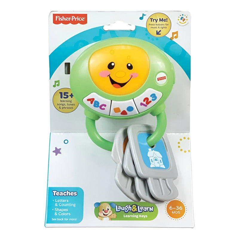 Llaves Aprende Conmigo Fisher-price Ríe  Edición Estandar Multicolor Llavero