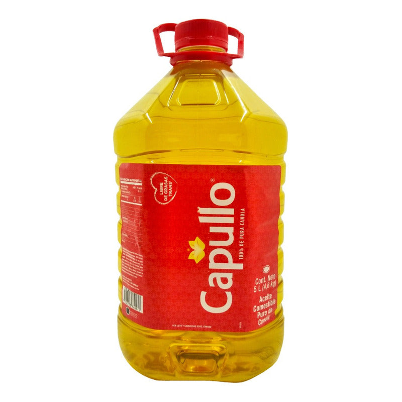 Capullo Aceite 5 Litros 100% De Pura Canola