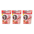Merengues Don't Worry Light Fresa 3 Piezas De  52 G