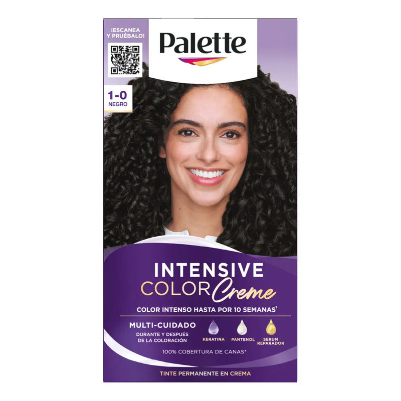 Tinte Color Creme Negro 1-0 Palette 1-0 Negro