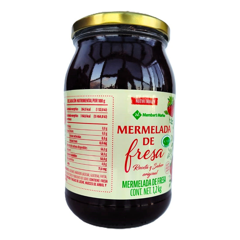 Mermelada De Fresa Member's Mark® Frasco Grande De 1.2 Kg