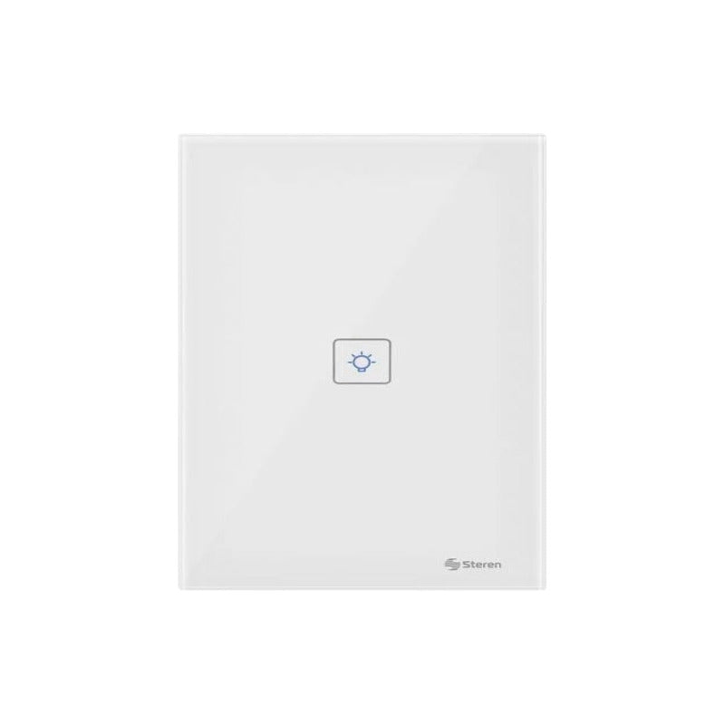 Apagador Wi-fi Touch Color Blanco Steren 10 A 110v Blanco