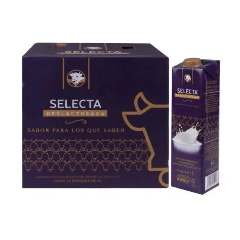 Leche Alpura Selecta Deslactosada 1l (12 Piezas)