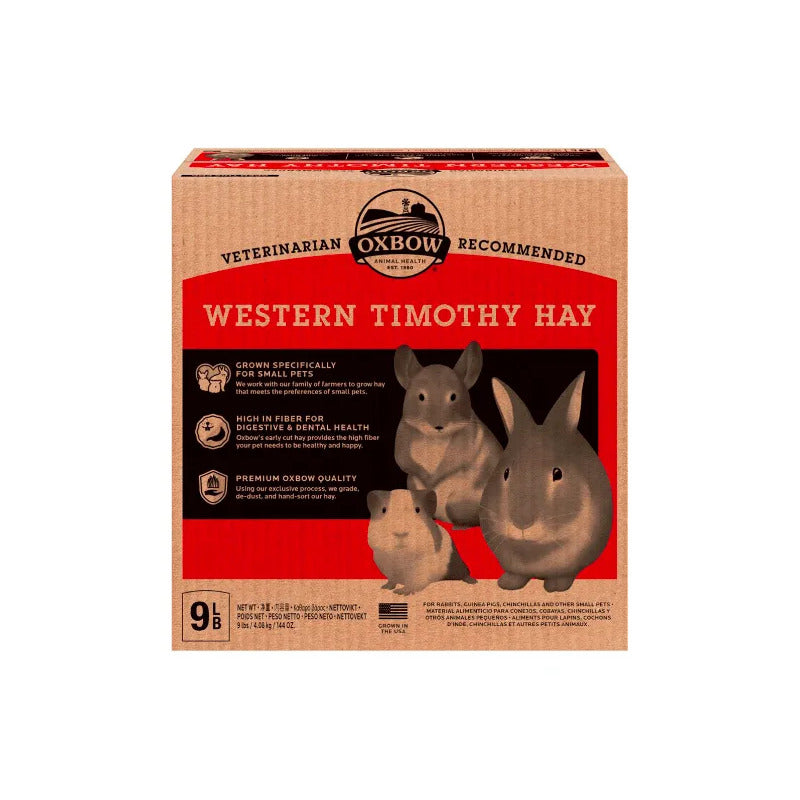 Oxbow Caja Heno Timothy Para Pequeñas Mascotas, 4 Kg