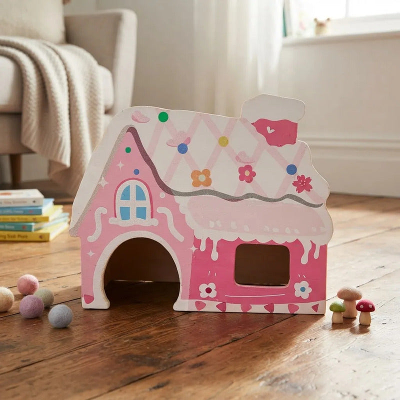 Candy House Escondite Diseño Casa De Caramelo Para Roedores