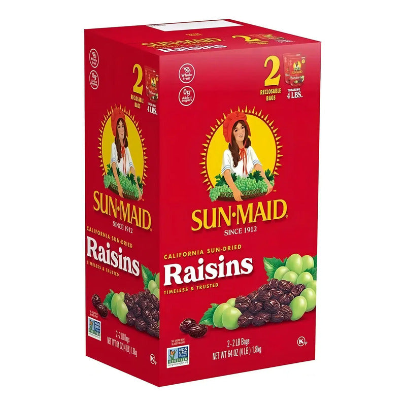 Sun Maid Pasas De California Deshidratadas 2 Cajas