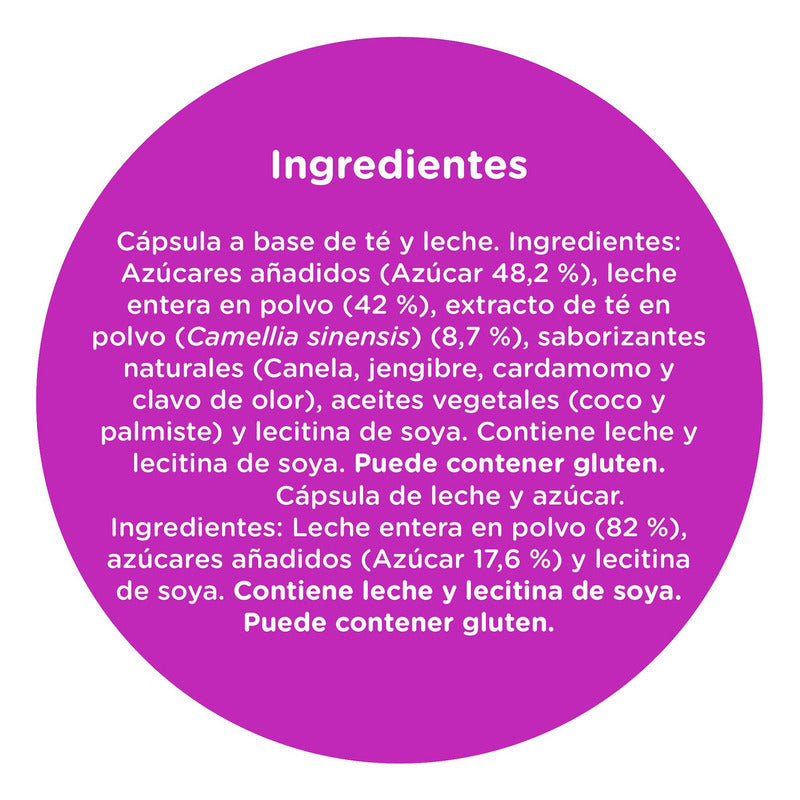 Nescafé Dolce Gusto Té Chai Latte | Polvo Para Preparar Bebidas | Caja De 16 Cápsulas