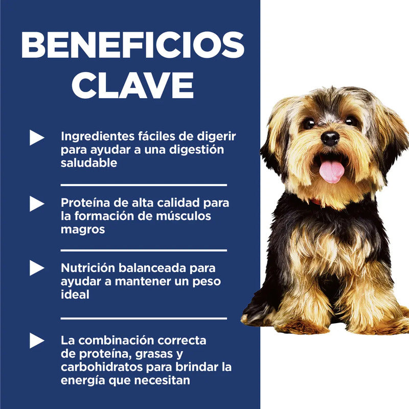 Croquetas Para Perro Adulto De Raza Pequeña Hill's Science Diet Small & Mini, Sabor Pollo, 7 Kg