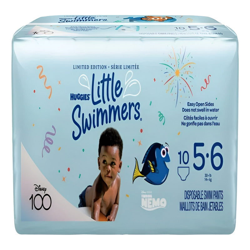 Pañales Huggies Little Swimmers Talla 5-6 Paq De 30 Piezas Grande (g) Sin Género