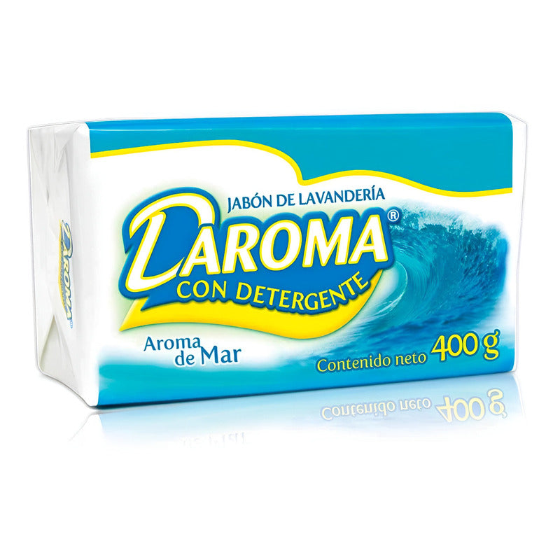 Jabón De Lavandería En Barra Daroma Con Detergente 400g