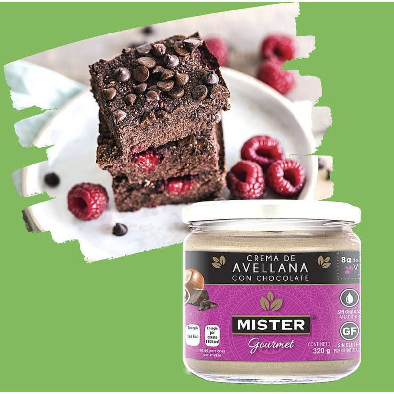 Crema De Avellana Con Chocolate Mister Gourmet 320g