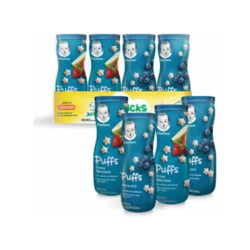 Snack Puff Gerber 4 Pzas De 42 G