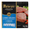 Lomo De Atun En Agua Dolores Lata 140gr (4piezas)