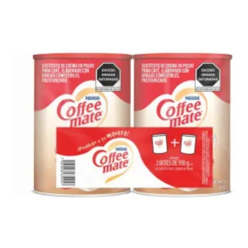 Sustituto De Crema Coffee Mate Nestlé 2 Pzas De 930g
