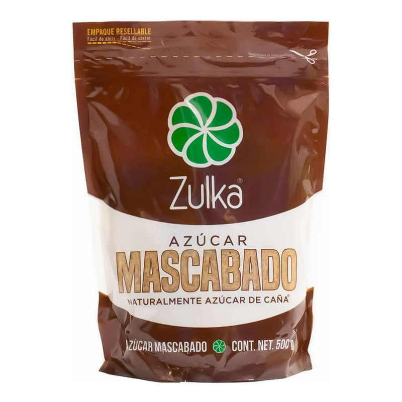 Azúcar Mascabado Zulka 500g (10pzas)