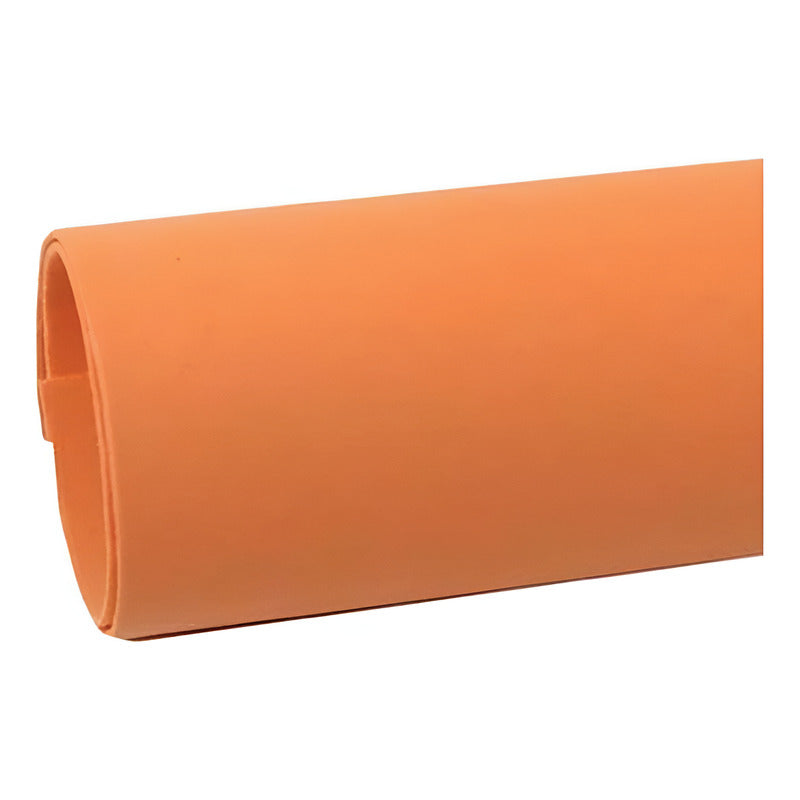 Papeleria Placa De Fomi Color Naranja 15 Piezas De 49x49cm