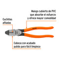 Pinza Profesional Electricista 9'', Mango Vinil Truper 17305