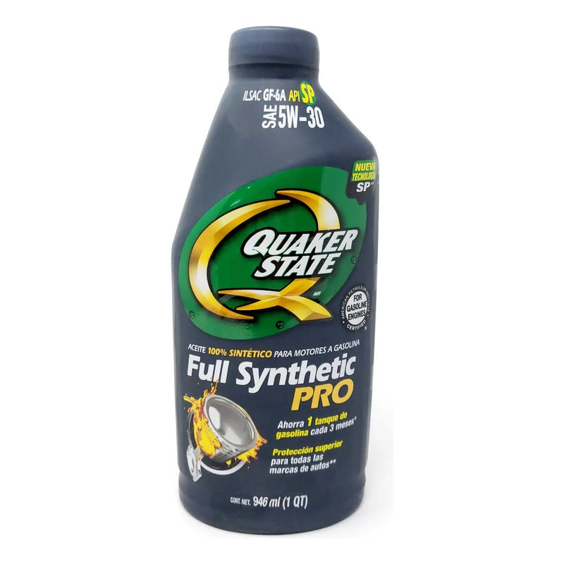 Aceite Motor 5w30 Sintetico Pro 946ml Quaker State