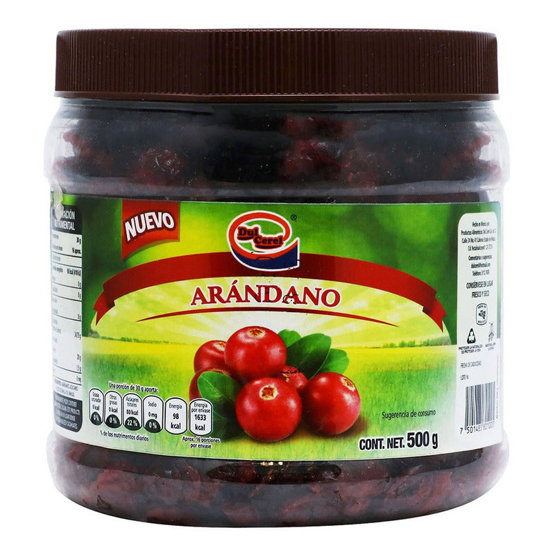 Arandano Deshidratado Dulcerel 500gr  2 Pack Ipg