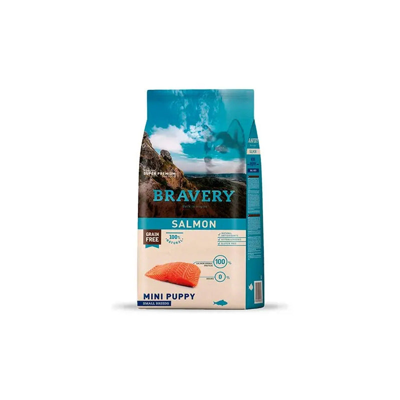 Bravery Salmón Mini Puppy Raza Pequeña 7 Kg