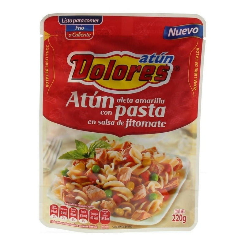 Atun Con Pasta Dolores Pouch 220gr (6 Piezas)