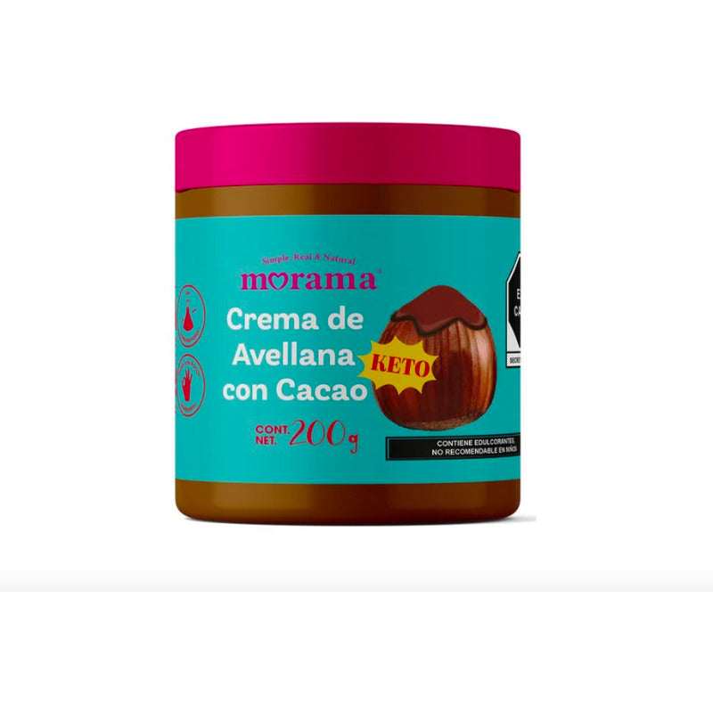 Crema De Avellana Con Cacao Keto Morama 1 Pieza De 200gr