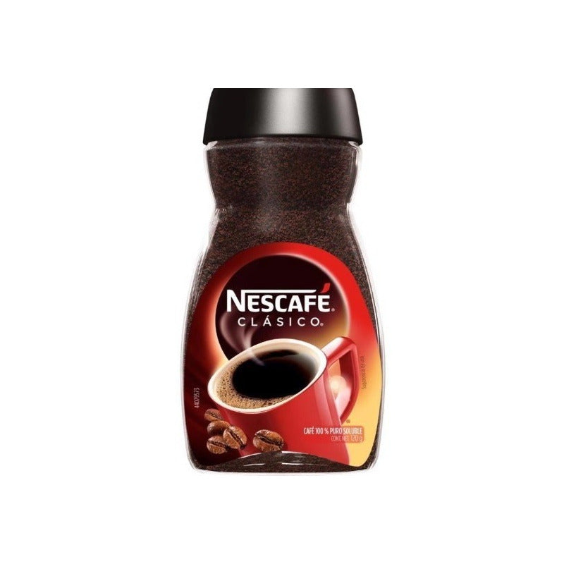 Café Soluble Nescafé Clásico 120 G (2 Frascos)
