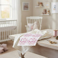 Etiqueta Rosa Para Baby Shower Es Niña De 4.5x4.5cm 24 Pz Rosa