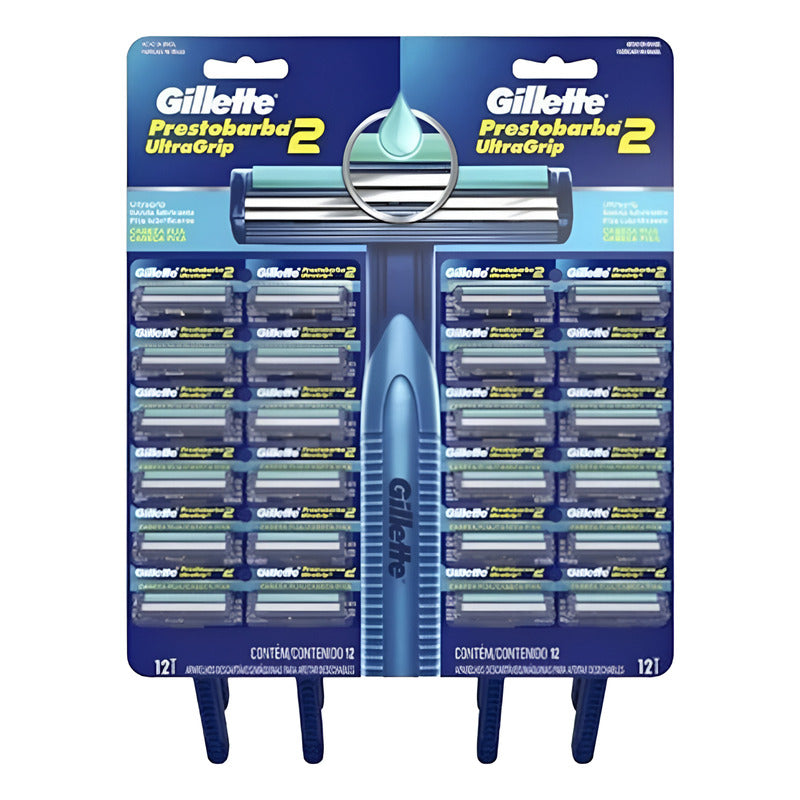 Rastrillo Desechable Gillette Prestobarba Ultragrip2 32 Pzas