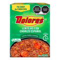 Dolores Chorizo Español Con Lentejas 2 Paq De 300gr