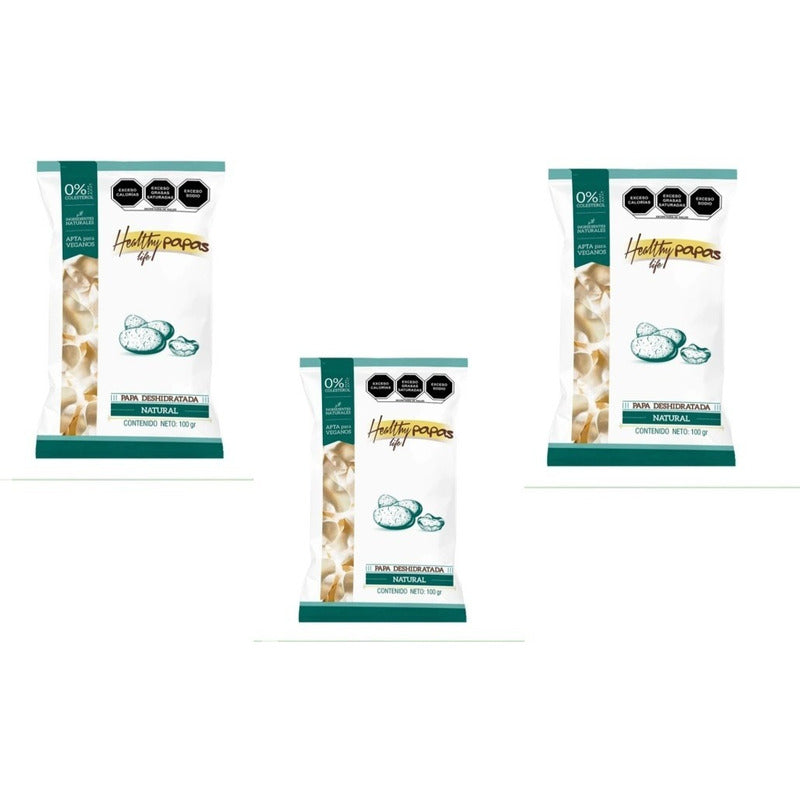 Papas Healthy Papas Deshidratadas Naturales 3 Pz De 100 G