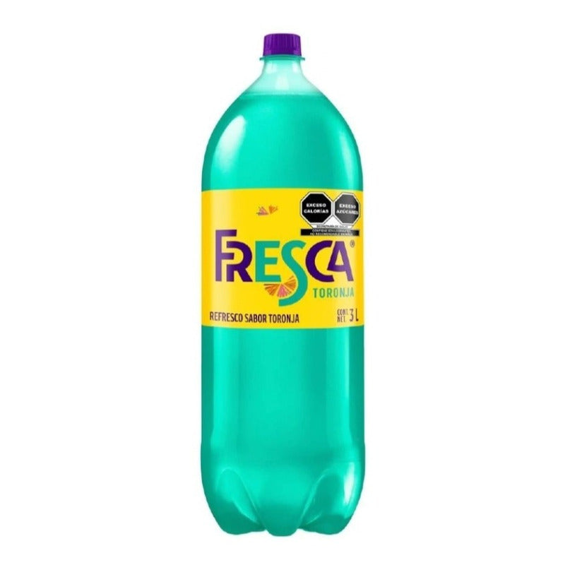 Refresco Fresca Sabor Toronja 6 Pz De 3 L