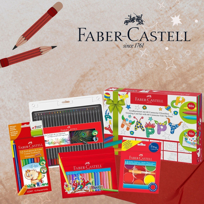 Lápices De Colores Faber Castell Black Edition 24 Colores