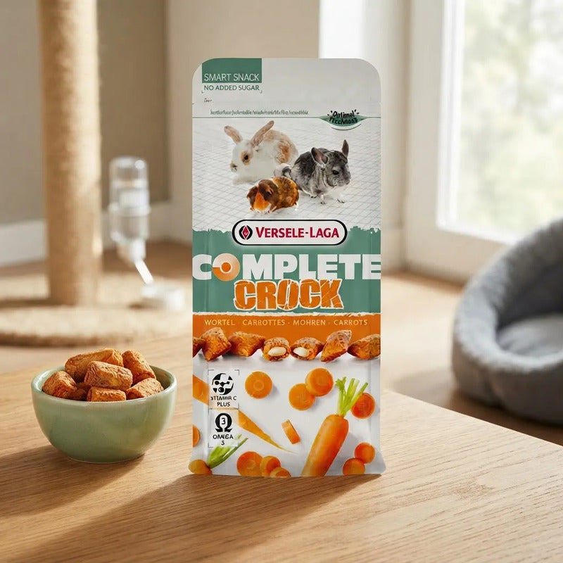 Crock Premios De Zanahoria Para Pequeños Mamíferos, 50 G.