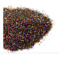 Diamantina #2 Multicolor Metalico De 0.6mm 12 Piezas De 50gr Multicolor