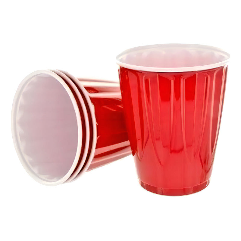 Vasos De Plástico Para Bebidas Frías 240 Pz Kirkland Sig Msi Rojo
