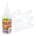 Diamantina Pegamento Brilla Pega Color Blanco 6 Pz De 50ml Blanco