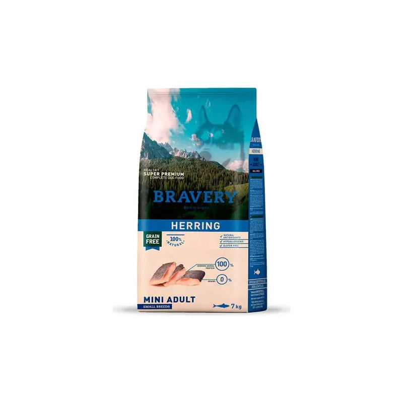 Bravery Perro Arenque (herring) Adulto Raza Pequeña 7 Kg