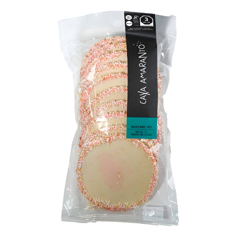 Obleas Amaranto Caxa Amaranto Chocolate Blanco Fresa 70g Sin Tacc