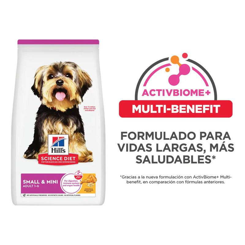 Croquetas Perro Adulto De Raza Pequeña Sabor Pollo, 7 Kg