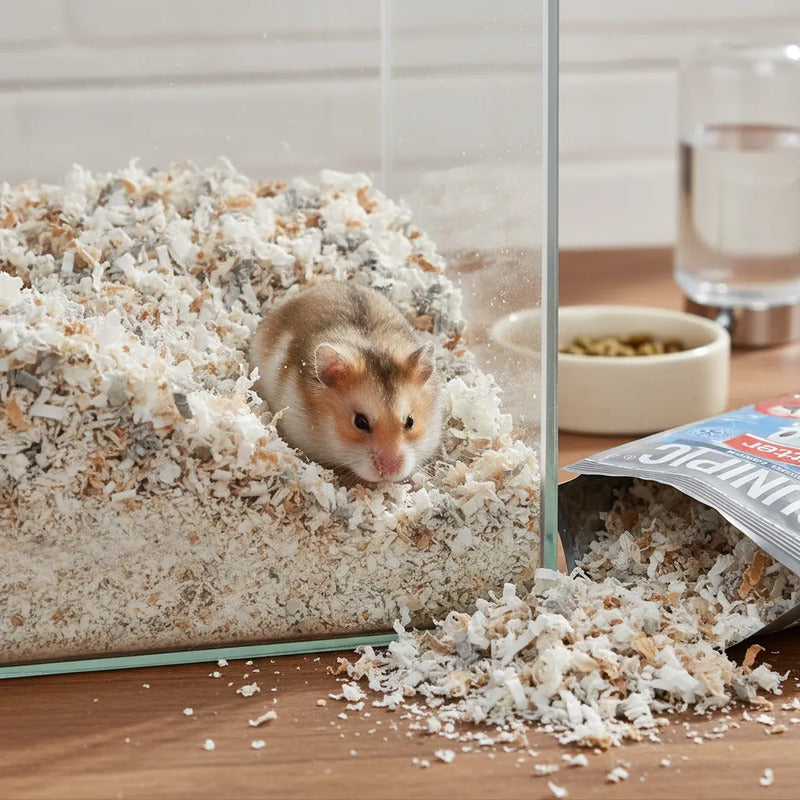 Sustrato De Papel Orgánico Tipo Pellet Pequeñas Mascotas45 L Gris