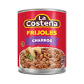 Frijoles Charros La Costeña 560gr (8 Piezas)