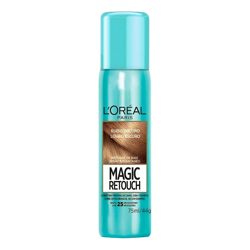 Kit Tintura L'oréal Paris Magic Retouch Tono Rubio Oscuro Para Cabello 75 Ml