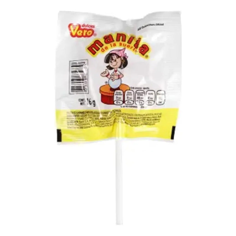 Paleta Manita De La Suerte Vero 80 Piezas