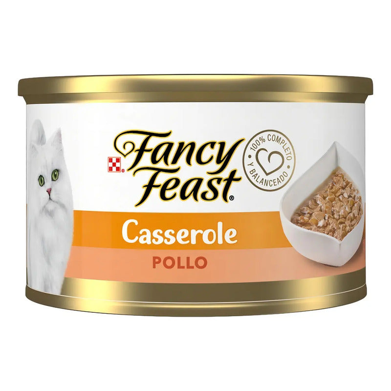 Alimento Húmedo Gato Adulto Fancy Feast Casserole Pollo 85g